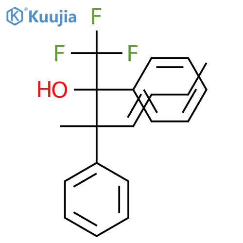 Benzeneethanol, β-(1E)-1-buten-1-yl-β-methyl-α-phenyl-α-(trifluoromethyl)- structure