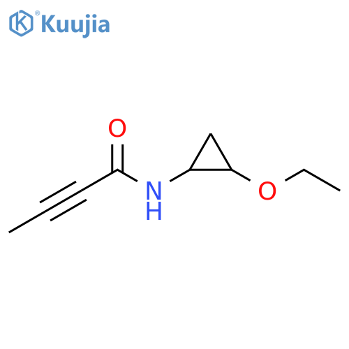N-(2-Ethoxycyclopropyl)-2-butynamide structure