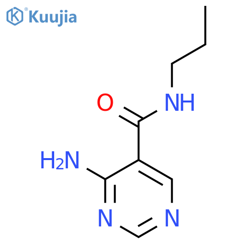 4-Amino-N-propylpyrimidine-5-carboxamide structure