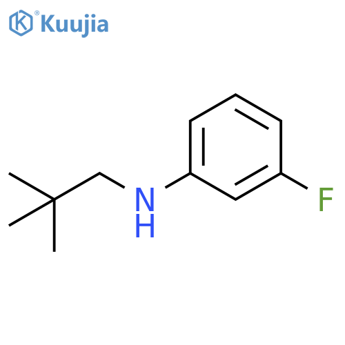 Benzenamine, N-(2,2-dimethylpropyl)-3-fluoro- structure