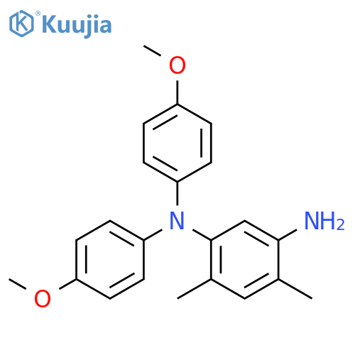 1,3-Benzenediamine, N,N-bis(4-methoxyphenyl)-4,6-dimethyl- structure