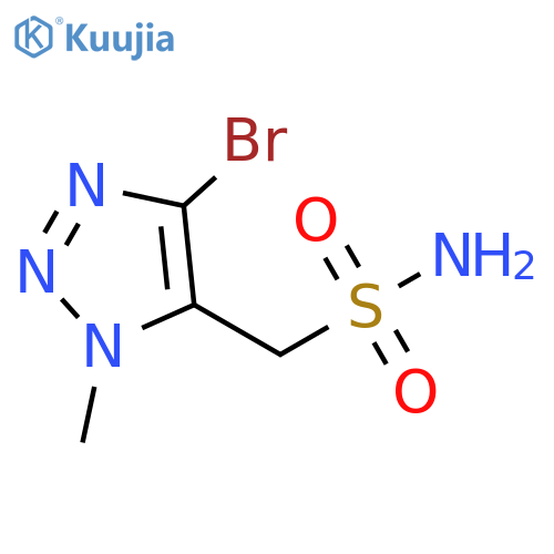 1H-1,2,3-Triazole-5-methanesulfonamide, 4-bromo-1-methyl- structure