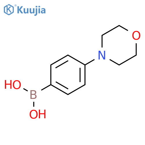 (4-morpholinophenyl)boronic acid structure