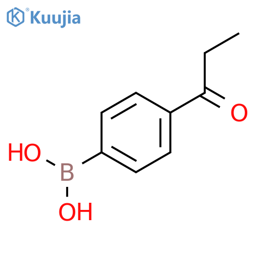 4-(Propionyl)phenylboronic acid structure