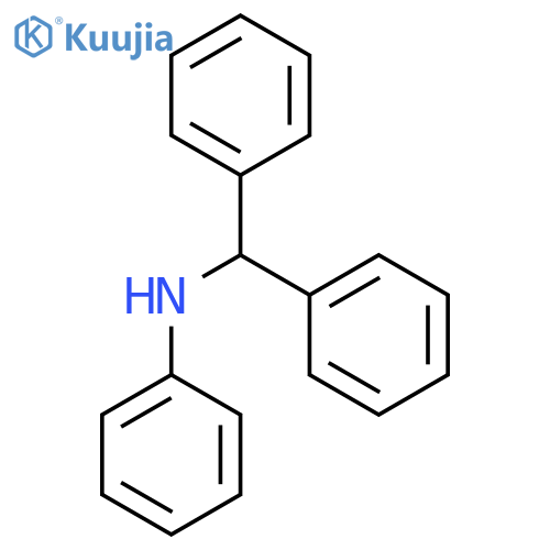 Benzenemethanamine, N,a-diphenyl- structure