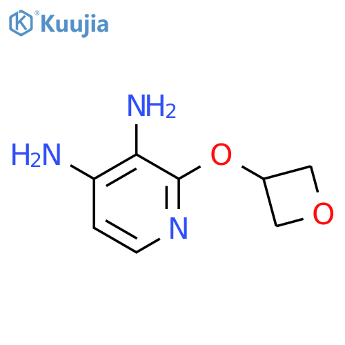 2-(Oxetan-3-yloxy)pyridine-3,4-diamine structure