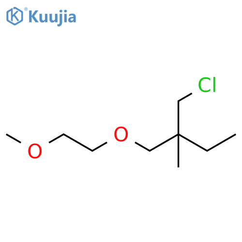 Butane, 2-(chloromethyl)-1-(2-methoxyethoxy)-2-methyl- structure