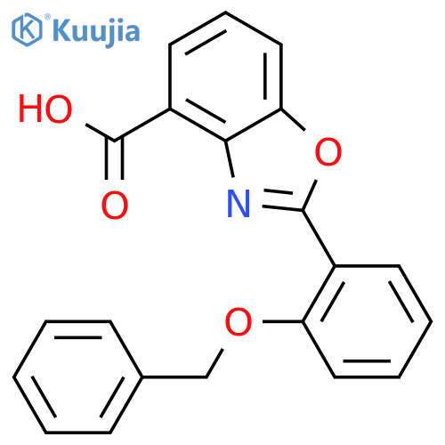 2-(2-(Benzyloxy)phenyl)benzo[d]oxazole-4-carboxylic acid structure