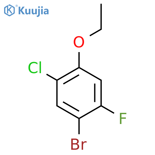 1-Bromo-5-chloro-2-fluoro-4-ethoxybenzene structure