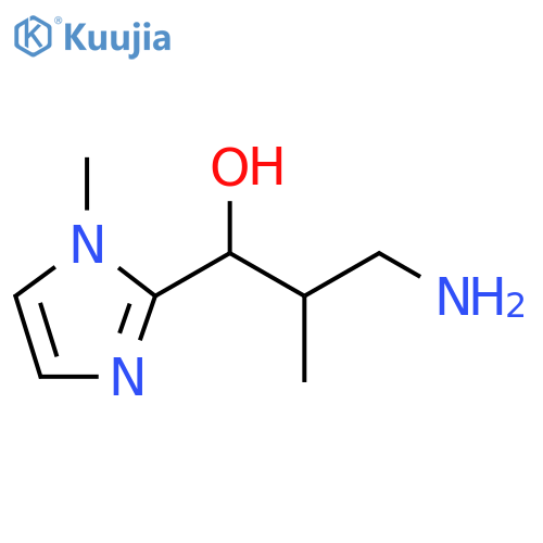 1H-Imidazole-2-methanol, α-(2-amino-1-methylethyl)-1-methyl- structure
