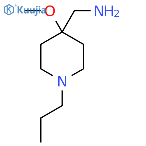 (4-Methoxy-1-propylpiperidin-4-yl)methanamine structure