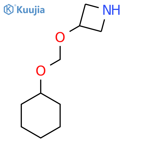 3-[(Cyclohexyloxy)methoxy]azetidine structure