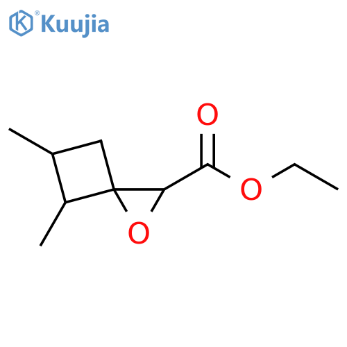 1-Oxaspiro[2.3]hexane-2-carboxylic acid, 4,5-dimethyl-, ethyl ester structure