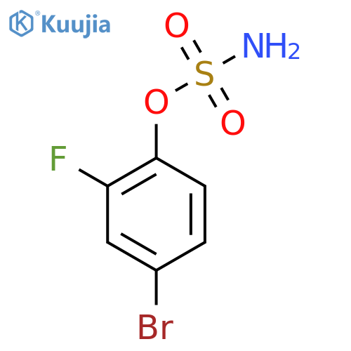 4-Bromo-2-fluorophenyl sulfamate structure