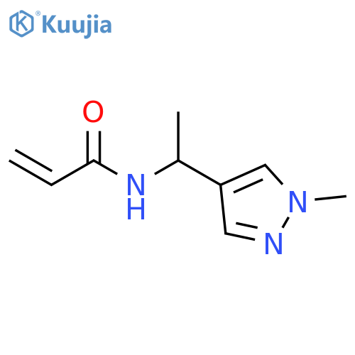 N-[1-(1-Methyl-1H-pyrazol-4-yl)ethyl]-2-propenamide structure
