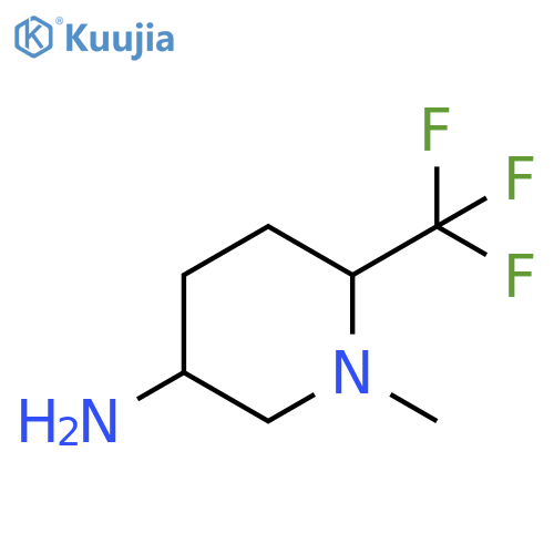 3-Piperidinamine, 1-methyl-6-(trifluoromethyl)- structure
