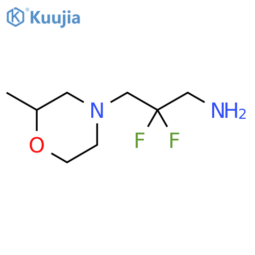 4-Morpholinepropanamine, β,β-difluoro-2-methyl- structure