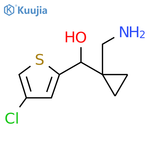 2-Thiophenemethanol, α-[1-(aminomethyl)cyclopropyl]-4-chloro- structure