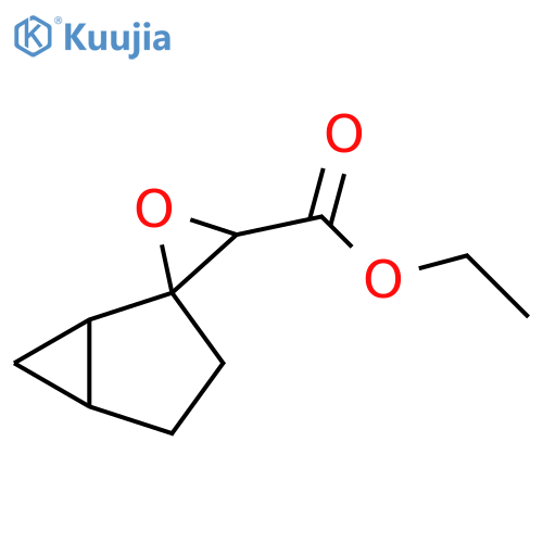 Spiro[bicyclo[3.1.0]hexane-2,2'-oxirane]-3'-carboxylic acid, ethyl ester structure