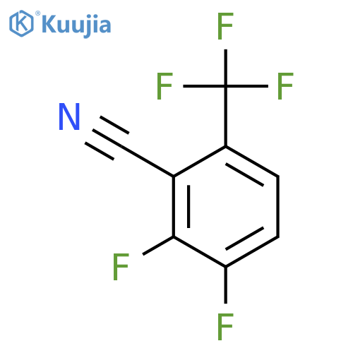 2,3-Difluoro-6-(trifluoromethyl)benzonitrile structure