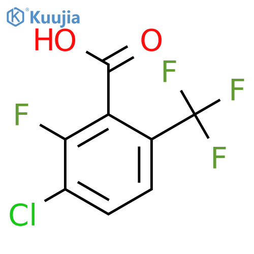 3-Chloro-2-fluoro-6-(trifluoromethyl)benzoic acid structure