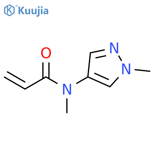 N-Methyl-N-(1-methyl-1H-pyrazol-4-yl)-2-propenamide structure