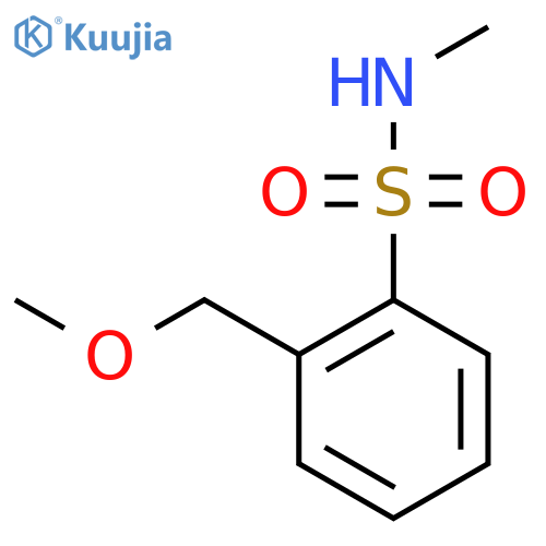2-(methoxymethyl)-N-methylbenzene-1-sulfonamide structure