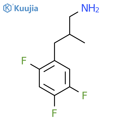 2-Methyl-3-(2,4,5-trifluorophenyl)propan-1-amine structure