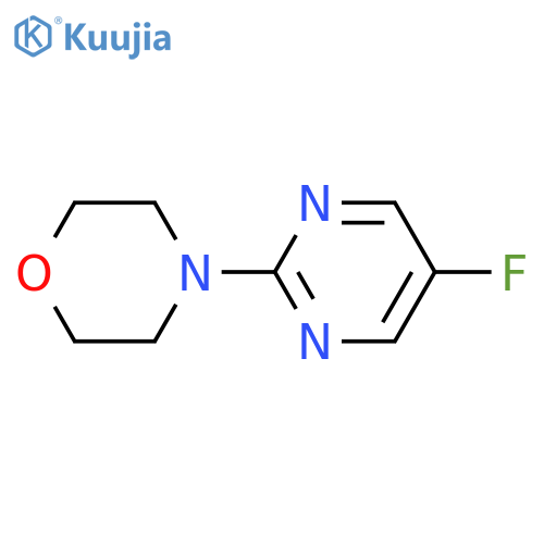4-(5-fluoropyrimidin-2-yl)morpholine structure