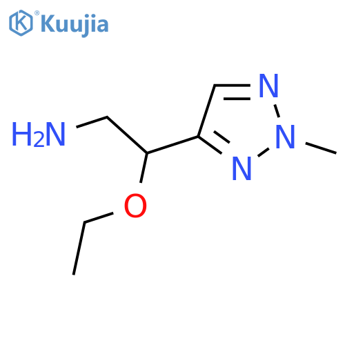 2-ethoxy-2-(2-methyl-2H-1,2,3-triazol-4-yl)ethan-1-amine structure