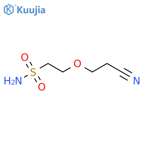 2-(2-Cyanoethoxy)ethane-1-sulfonamide structure