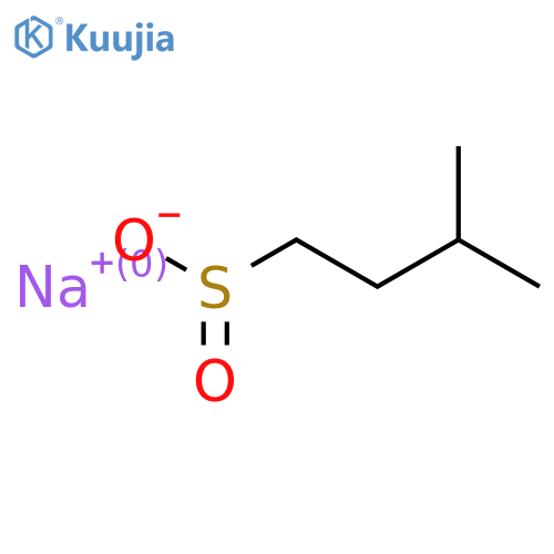 Sodium 3-methylbutane-1-sulfinate structure