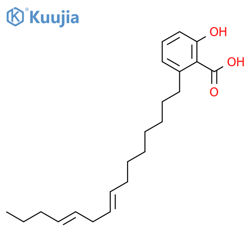 2-Hydroxy-6-(8,11-pentadecadienyl)-benzoic acid structure