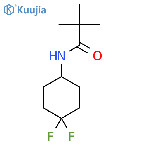 N-(4,4-difluorocyclohexyl)-2,2-dimethylpropanamide structure