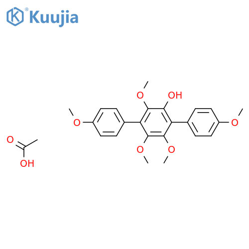 [p-Terphenyl]-2',3',4,4'',5',6'-hexol; 2',3',4,4'',6'-Penta-Me ether, 5'-Ac structure