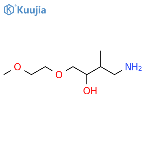 2-Butanol, 4-amino-1-(2-methoxyethoxy)-3-methyl- structure