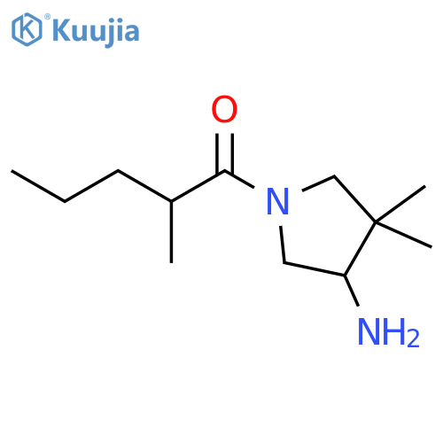 1-Pentanone, 1-(4-amino-3,3-dimethyl-1-pyrrolidinyl)-2-methyl- structure