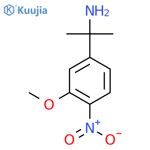 2-(3-Methoxy-4-nitrophenyl)propan-2-amine structure