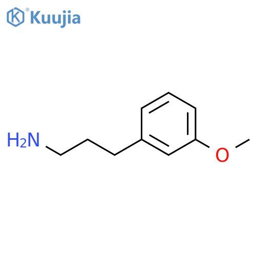 3-(3-methoxyphenyl)propan-1-amine structure