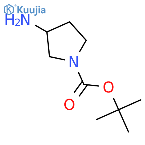 1-Boc-3-aminopyrrolidine structure
