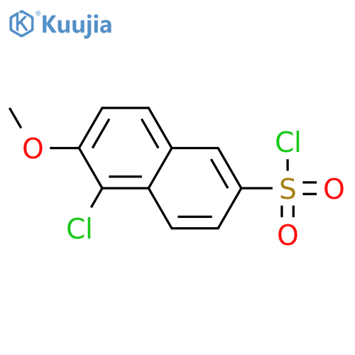 5-Chloro-6-Methoxynaphthalene-2-Sulfonyl Chloride structure