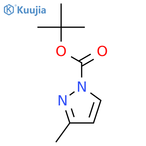 tert-Butyl 3-methylpyrazole-1-carboxylate structure