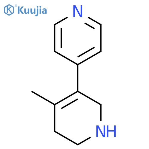 4-(4-Methyl-1,2,5,6-tetrahydropyridin-3-yl)pyridine structure