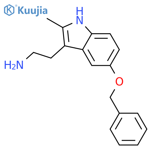 2-(5-Benzyloxy-2-methyl-1H-indol-3-yl)-ethylamine structure