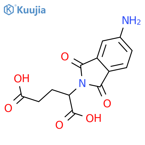 Pentanedioic acid,2-(5-amino-1,3-dihydro-1,3-dioxo-2H-isoindol-2-yl)- structure