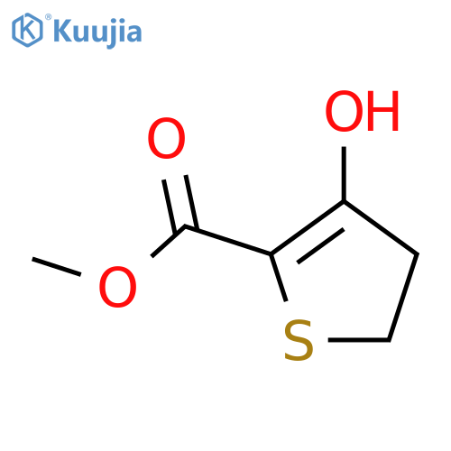 2-Thiophenecarboxylicacid, 4,5-dihydro-3-hydroxy-, methyl ester structure