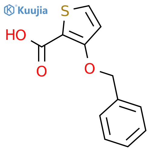 3-(Benzyloxy)-2-thiophenecarboxylic Acid structure