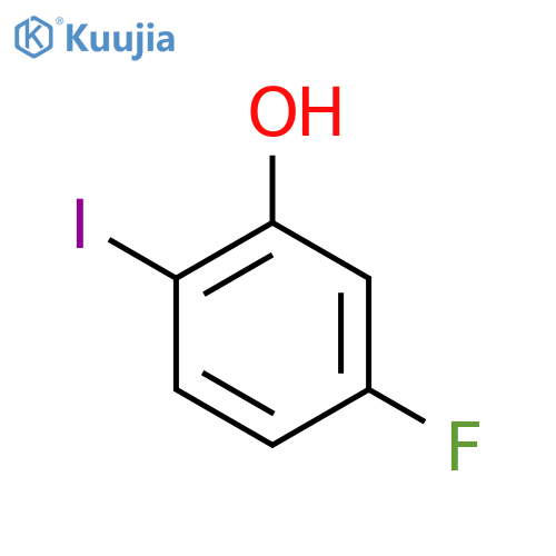 5-Fluoro-2-iodophenol structure