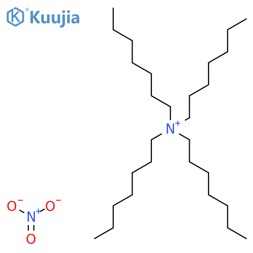 N,N,N-Triheptylheptan-1-aminium nitrate structure
