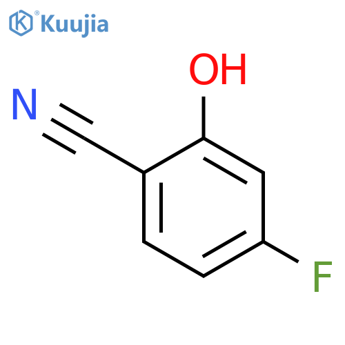 4-Fluoro-2-hydroxybenzonitrile structure